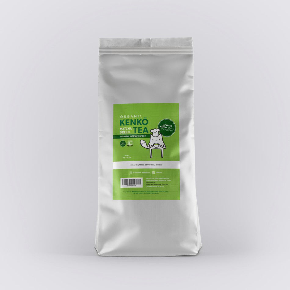 Bulk Matcha Powder - 1kg bag - Organic Culinary Grade