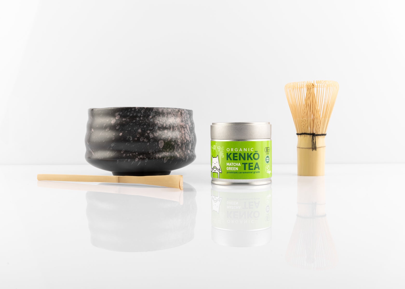 Matcha Starter Kit - 4 pce Matcha Set with Whisk and Bowl